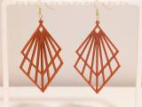 Earring - Diamond Pattern-0