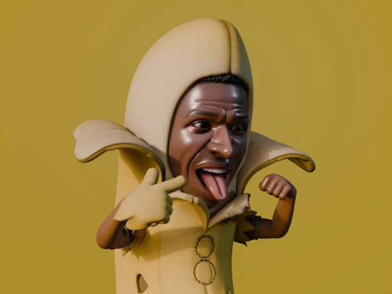 Vini Jr. "Banana Dance" Statue - Premium Football Meme