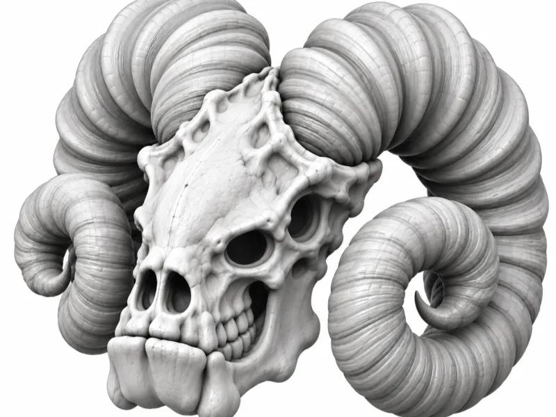 Bantha Skull Fanart
