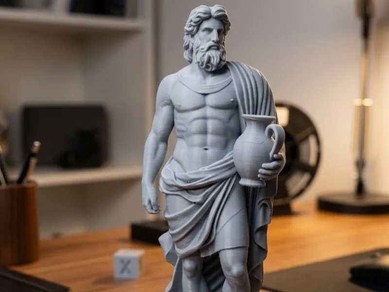 Greek man statue