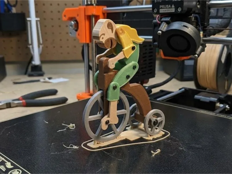 Mechanical Cyclist Automata