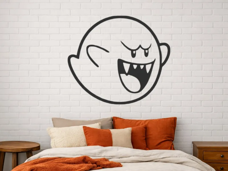 silueta fantasma de mario bros