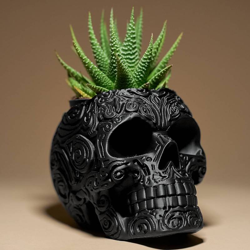 Home page module: Skull Shaper Pot/Planter Cover