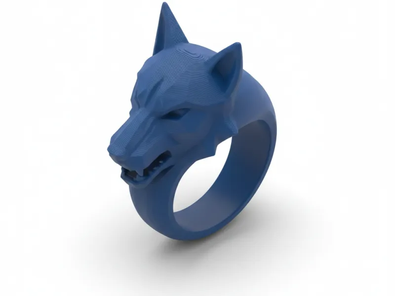 Azure Predator Wolf Ring – Noah0x03