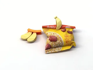 Creative magnetic clip - banana