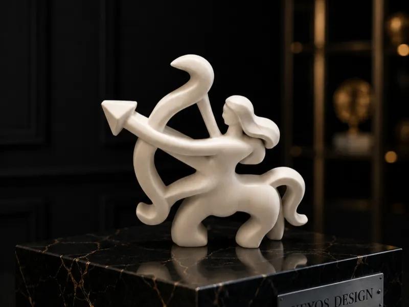Abstract Zodiac Sagittarius Statue
