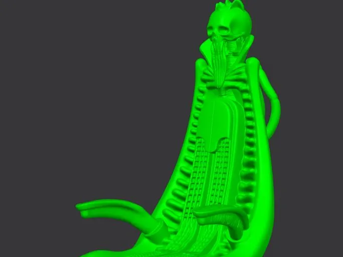 H. R. Giger Harkonnen Chair 1981 Tribute
