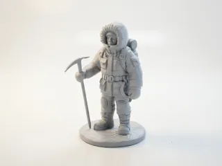 Mountain Climber Figurine Adventure 3D Printable