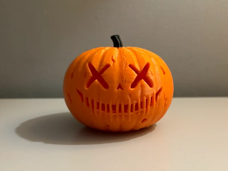 Stitched mouth Halloween Pumpkin
