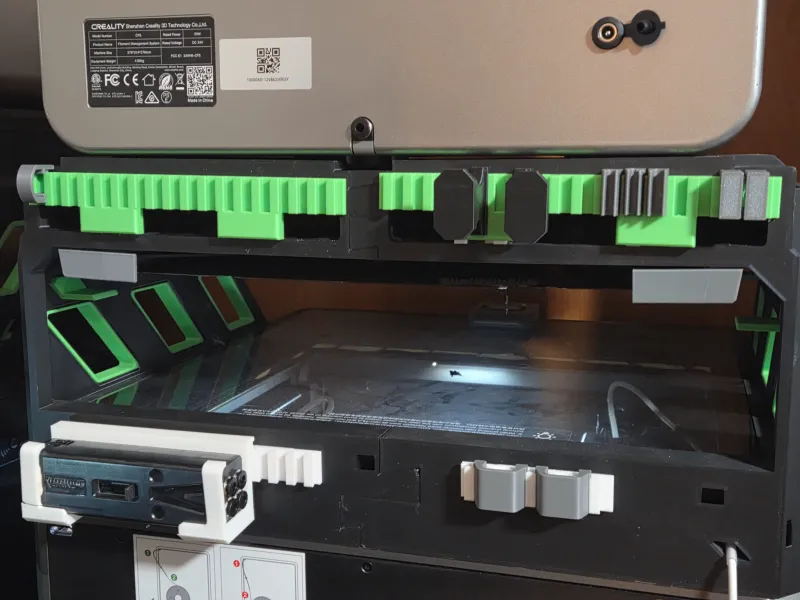 D3P K1 Max - K2 Pro - Buffer holder and cable management