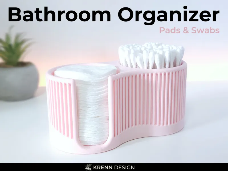 Organizer da bagno - Dischetti e cotton fioc