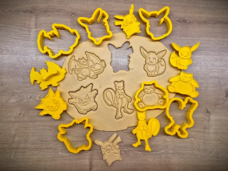 moldes de galleta pokemon 4
