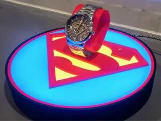 Superman LED Watch Display Stand