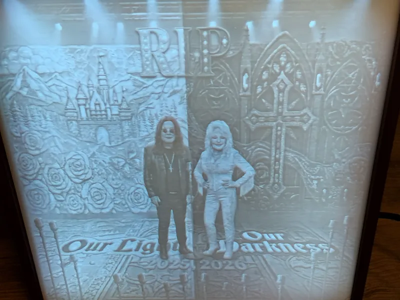 ozzy 25 dolly 26 litho n case