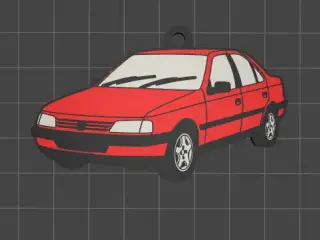 Peugeot 405 Keychain
