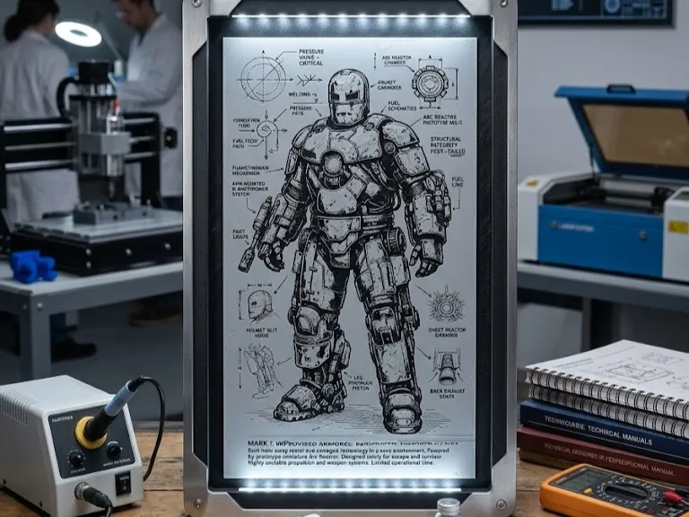 Concept tecnico/ingegneristico Iron Man HueForge