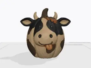 pumpkin cow