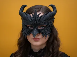Elegant Dragon Mask