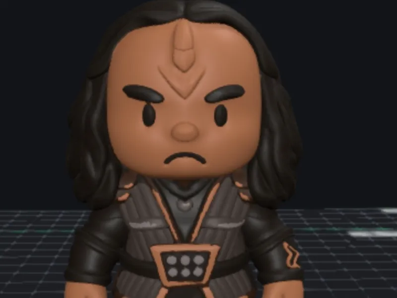 mini Klingon from Star Trek TNG
