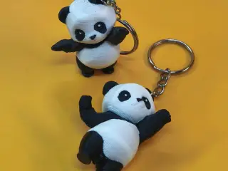 Cute Panda Keychain