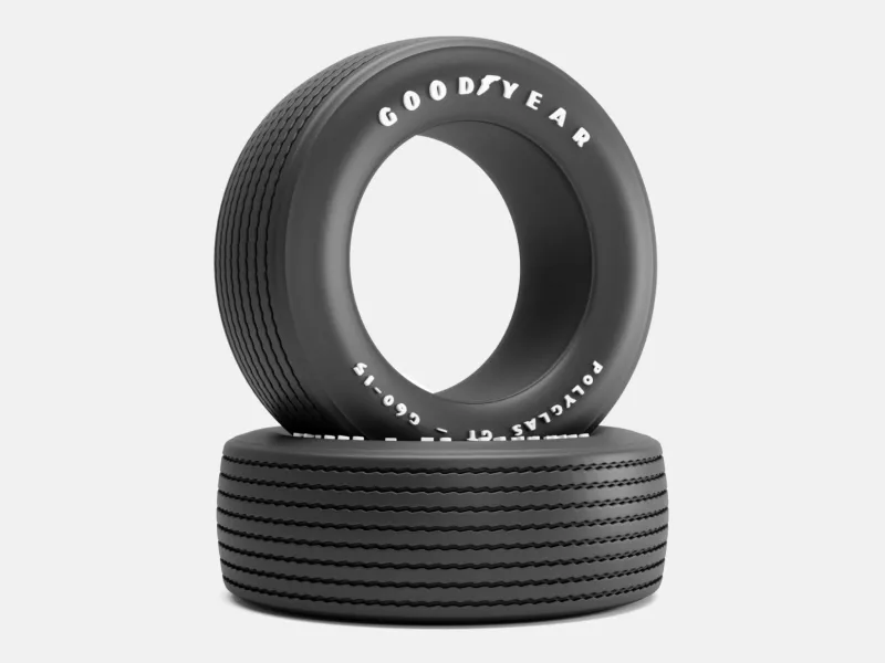 1/24 Scale, 15x8 Anvelope Goodyear Polyglas G60
