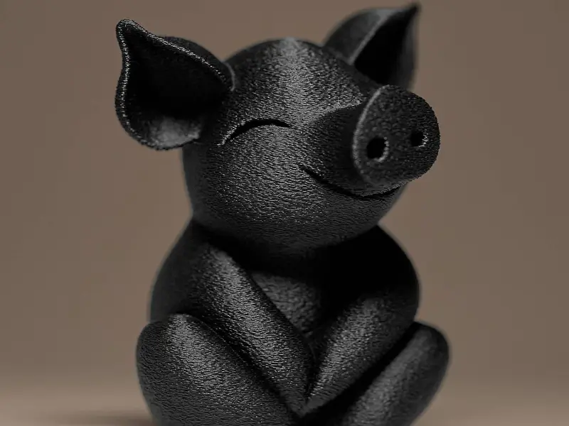 Cute Little Piglet Figurine
