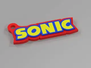 Sonic Keychain