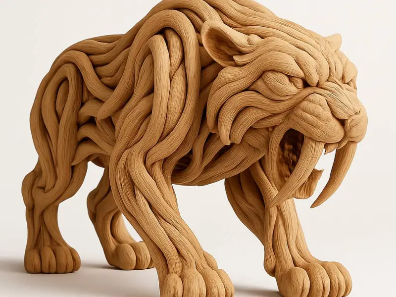 Saber Beast- Roots of Life – The Wooden Creatures