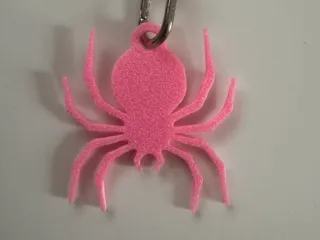 Large Spider Design Keychain