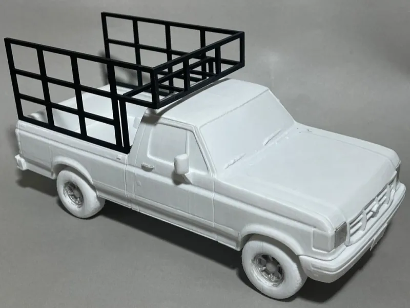 Caminhonete Estilo Ford F100 – Modelo para Impressão 3D (2 Partes)