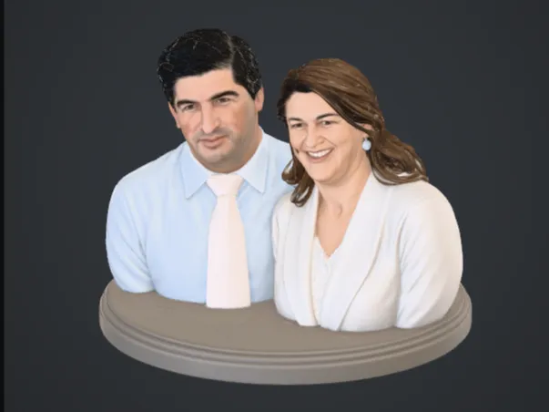 Busto de casal
