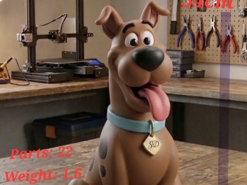 Scooby-Doo Life-Size - 54cm -Multi-Part Model