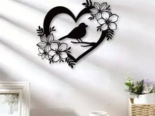 WallArt Bird Flower Love