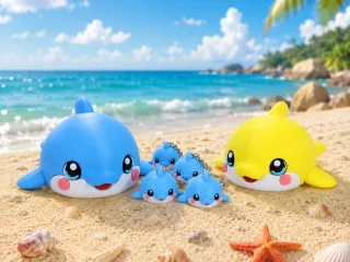 Cute Dolphin - Regular Version - Multipart (No CFS)