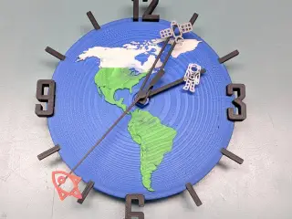 Low-Earth Orbit Clock