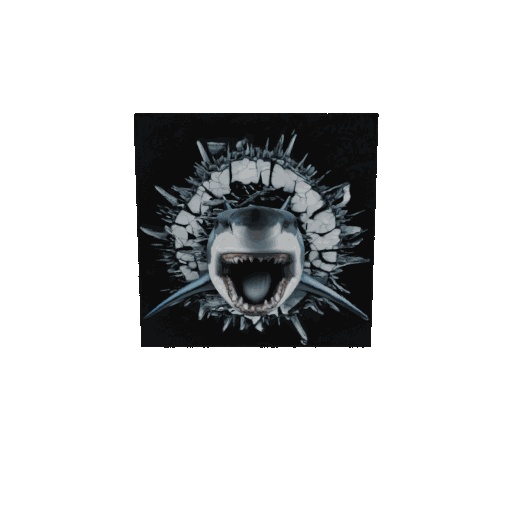 SHARK ATTACK WALL DECO-0