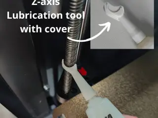 Z-Axis Lubrication tool with cover