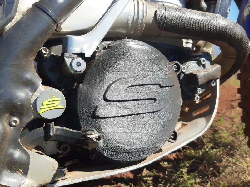 Sherco trial clutch cover protection