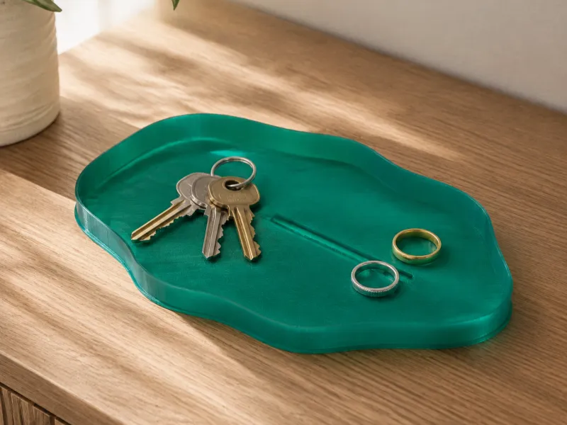 Monstera Moon Valet Tray