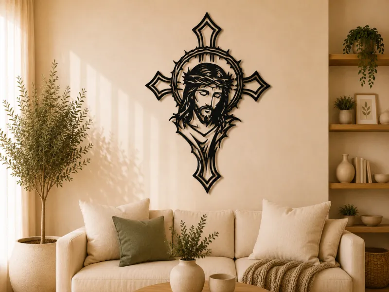 Jesus Cross 2D Wall Art