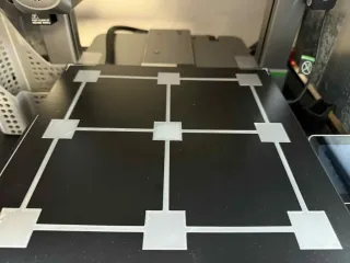 Calibration of the first layer test for all printers