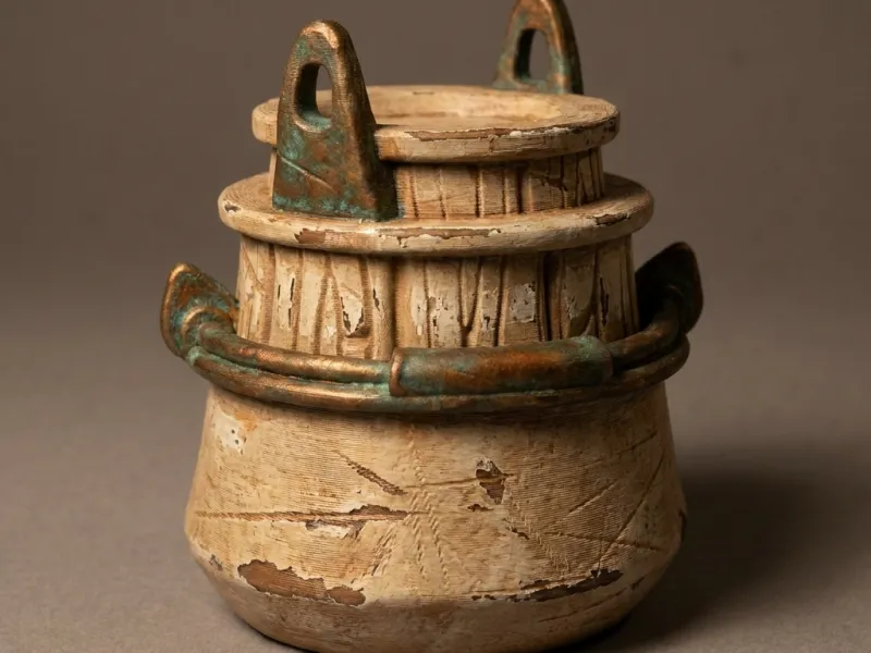 Miniature Caldero _ agua _ madera