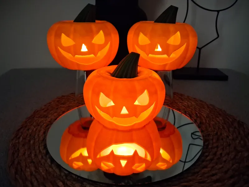 Jack O Lantern Pumpkin Tealight