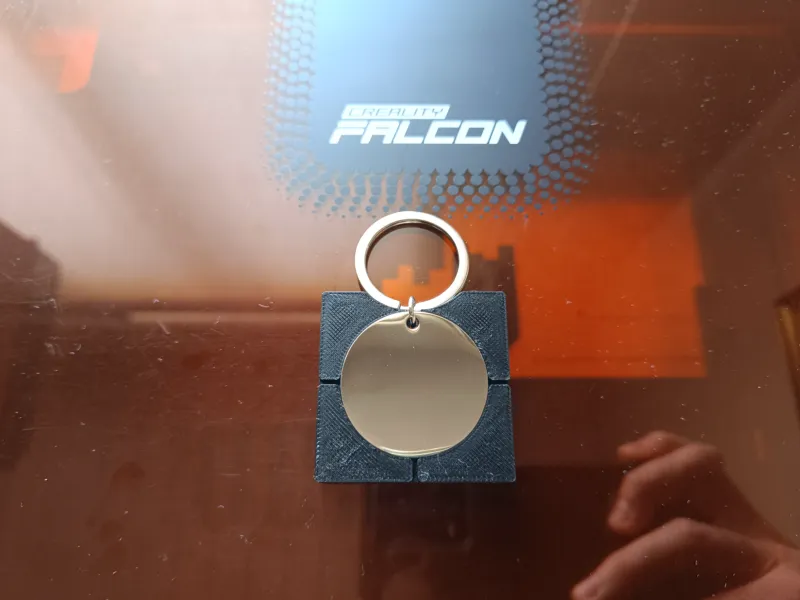 JIG for 35mm Diameter Round Stainless Steel Keychains