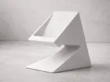 SLANT DOCK — Minimal Phone Stand (STL)-0