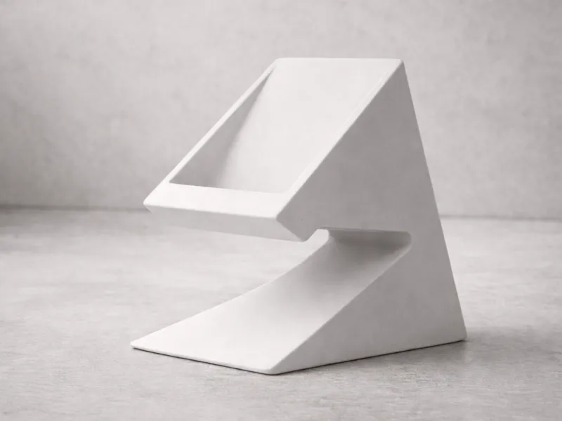 SLANT DOCK — Minimal Phone Stand (STL)