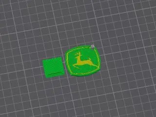 John Deere keychain 