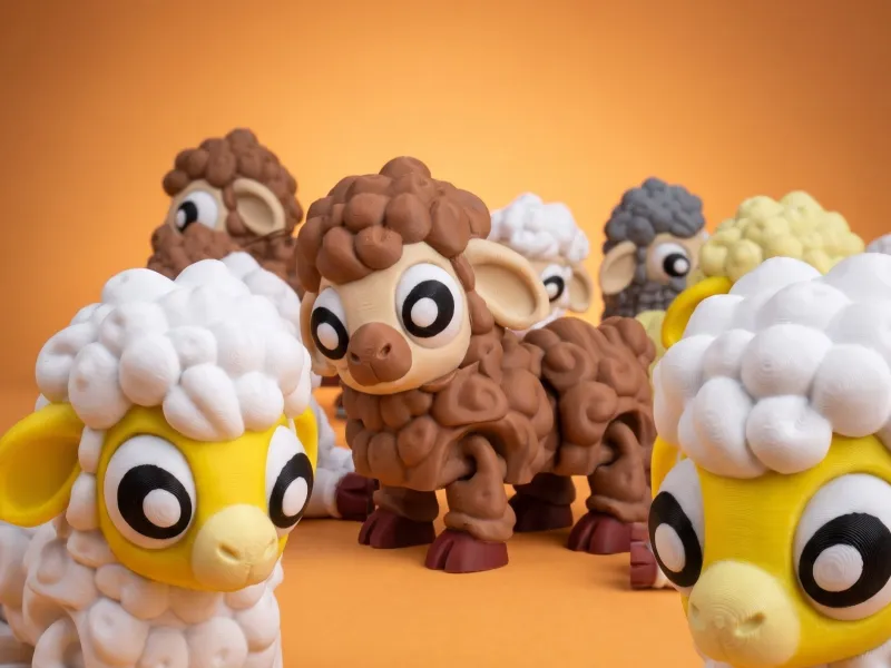 🦙 Genesis Flexi Alpaca | Mignon modèle 3D articulé imprimable