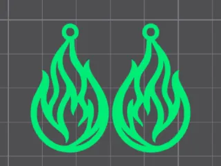 Earrings - 024 - Easy Print - Free