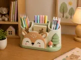 Deer Forest Pen Holder-0